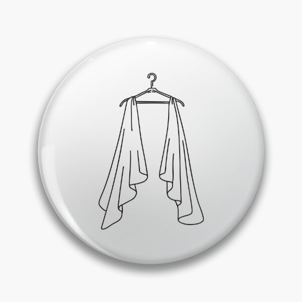 Item preview, Doodle illustration of a wedding veil hanging over a clothes hanger designed and sold by rasagamastore.