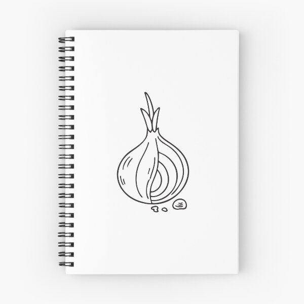 Item preview, Doodle illustration of an onion with its skin partially peeled designed and sold by rasagamastore.