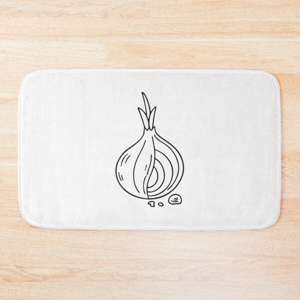 Item preview, Doodle illustration of an onion with its skin partially peeled designed and sold by rasagamastore.