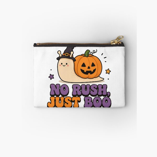 Item preview, Groovy Retro No Rush Just Boo - Funny Halloween Snail Pumpkin designed and sold by ianm1028.