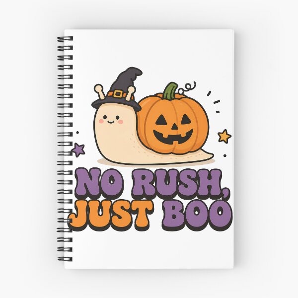 Item preview, Groovy Retro No Rush Just Boo - Funny Halloween Snail Pumpkin designed and sold by ianm1028.