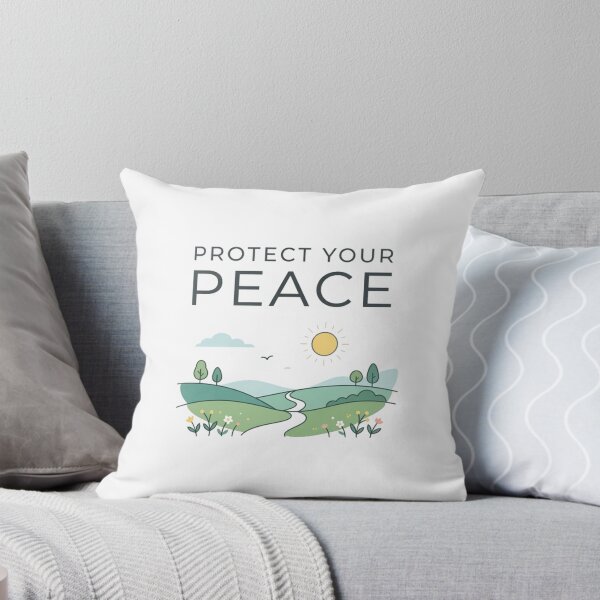 Item preview, Protect Your Peace – Inspirational Minimalist Nature Design designed and sold by meghnad.