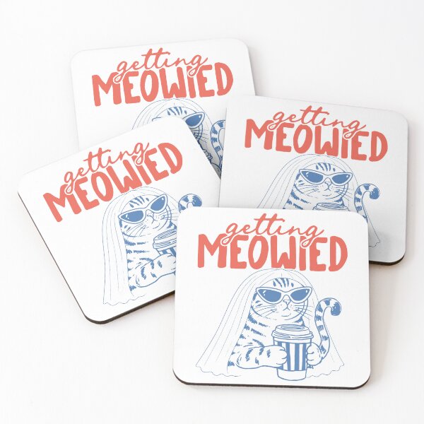 Item preview, Getting Meowied - Funny Cat Bride - Cat Wedding - Cat Getting Meowied designed and sold by FrancesRobb.