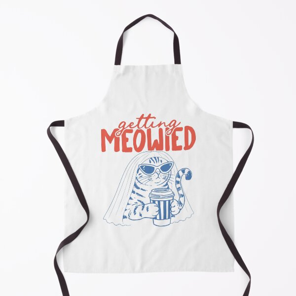 Item preview, Getting Meowied - Funny Cat Bride - Cat Wedding - Cat Getting Meowied designed and sold by FrancesRobb.