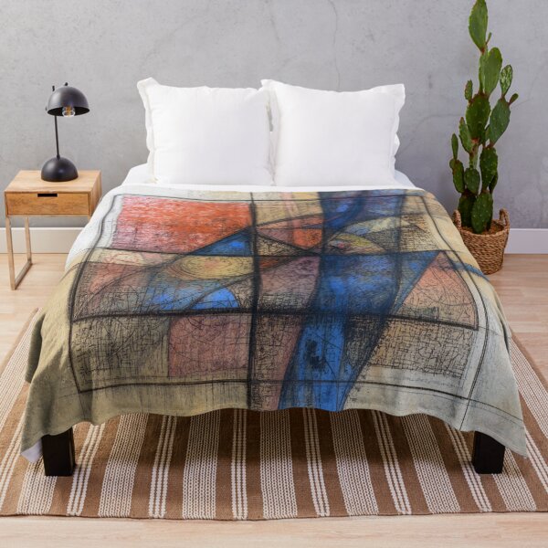 Item preview, Abstract Geometric Blue Harmony with Hand-drawn Details designed and sold by Habatour Creations Exclusive Digital Art Products.