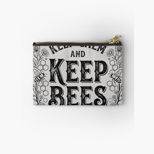 Item preview, Keep Calm and Keep Bees – Vintage Beekeeping Honeybee Design designed and sold by RajDeals.