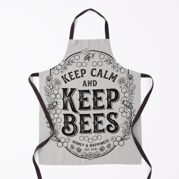 Item preview, Keep Calm and Keep Bees – Vintage Beekeeping Honeybee Design designed and sold by RajDeals.