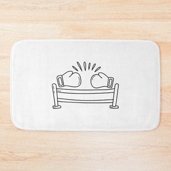 Item preview, Doodle illustration of a boxing glove meeting another glove midring designed and sold by rasagamastore.