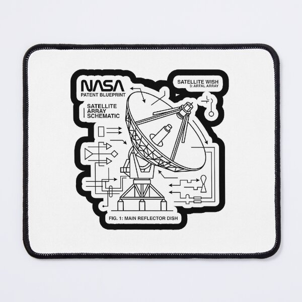 Item preview, Satellite Array Reflector Dish Patent Blueprint designed and sold by Qavex Design Co..