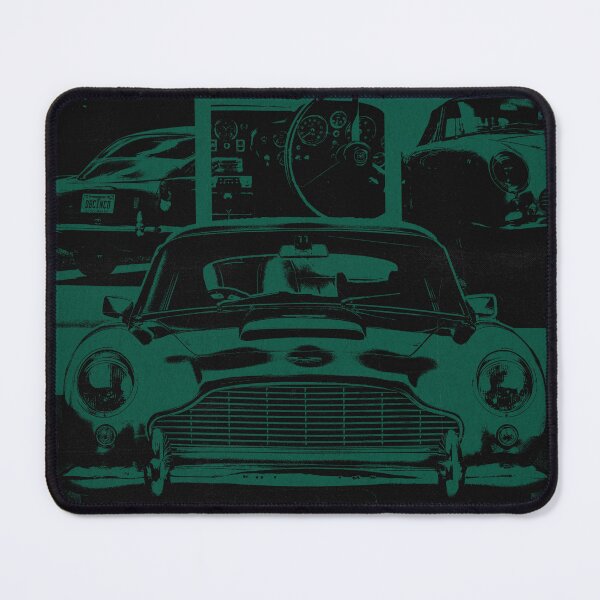 Item preview, Aston Martin DB5 Retro Poster Collage designed and sold by GhostMilkSupply.