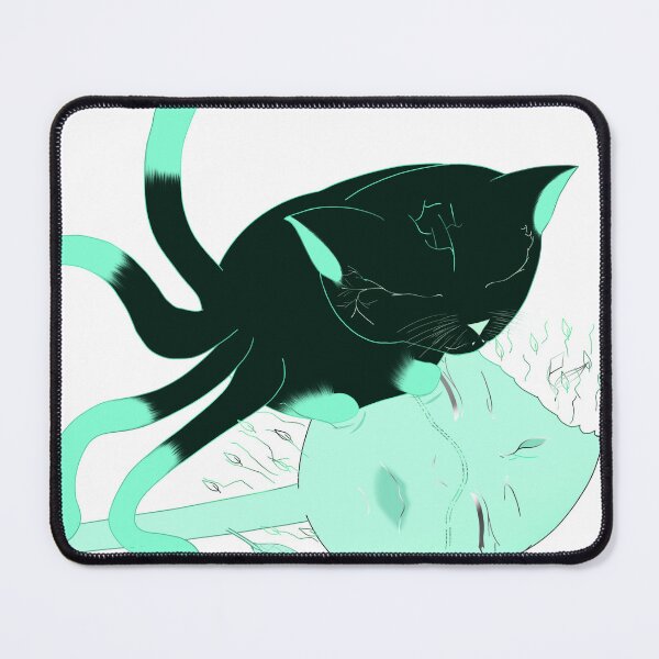 Item preview, Guardian of cat Dreams illustration art designed and sold by kerissfantasyart .