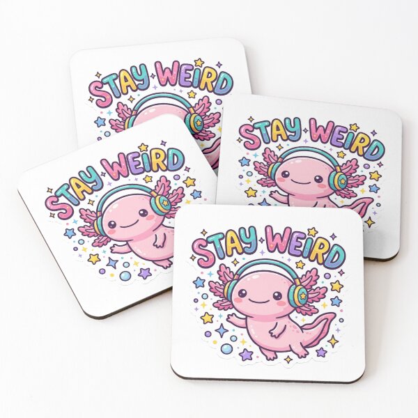Item preview, Stay Weird Cute Axolotl Funny Gen Z Style Design designed and sold by meghnad.