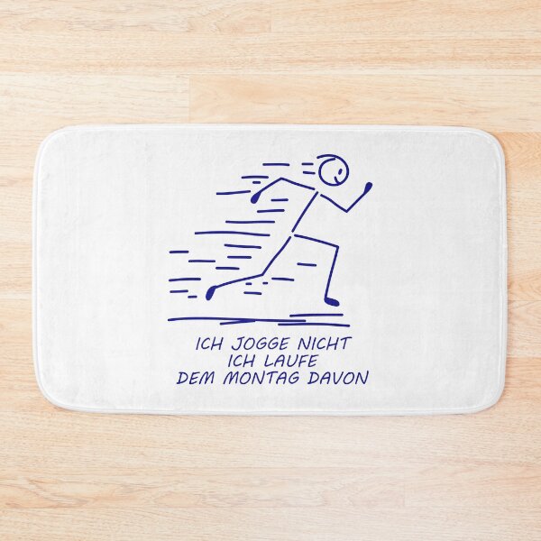 Item preview, I'm running away from Monday - funny stick figure designed and sold by SaSe-Design.