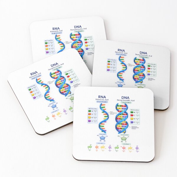 Item preview, RNA and DNA structure designed and sold by Jyoti Rajput.