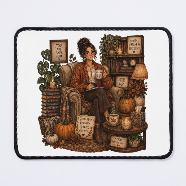 Item preview, Autumn Mindfulness Self-Care Books and Pumpkin designed and sold by FestivityFinds.