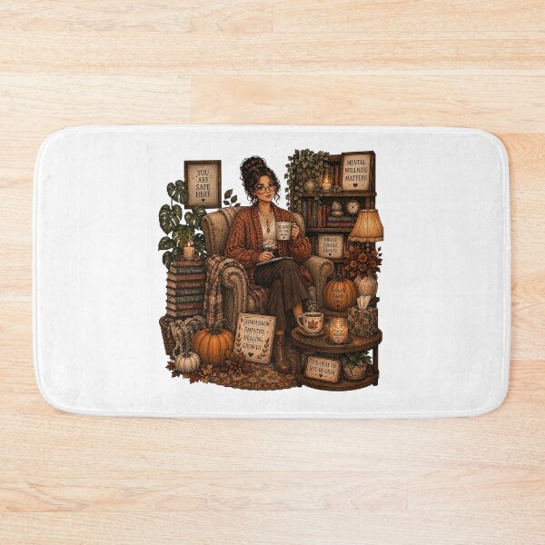 Item preview, Autumn Mindfulness Self-Care Books and Pumpkin designed and sold by FestivityFinds.