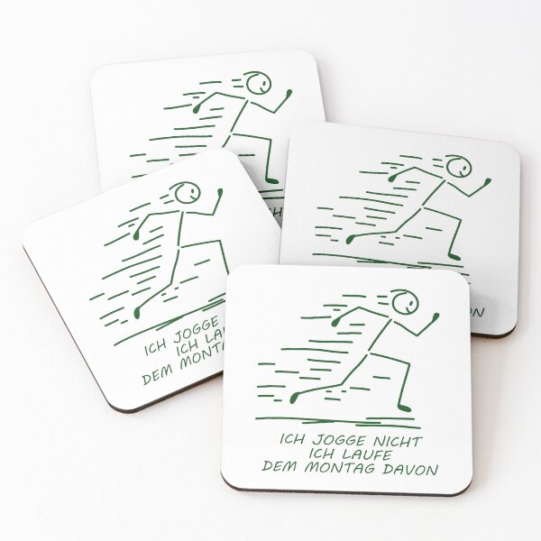 Item preview, I'm running away from Monday - funny stick figure designed and sold by SaSe-Design.