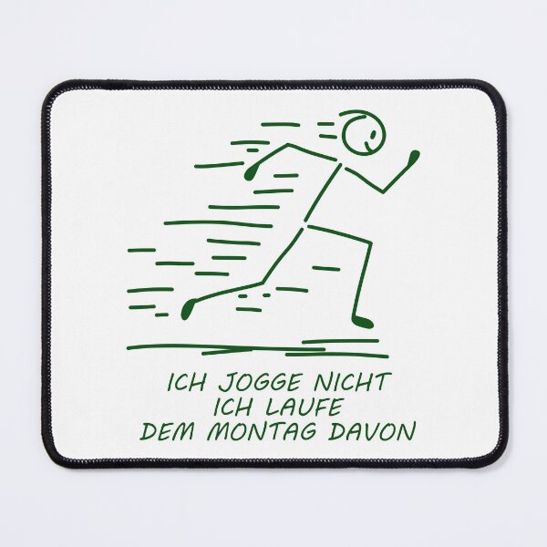 Item preview, I'm running away from Monday - funny stick figure designed and sold by SaSe-Design.