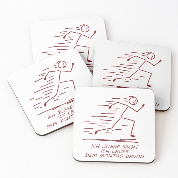 Item preview, I'm running away from Monday - funny stick figure designed and sold by SaSe-Design.