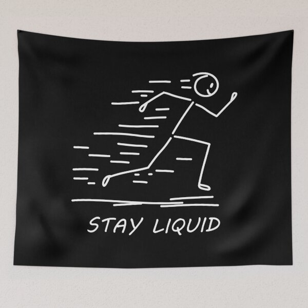 Item preview, Stay Liquid - Walking Stick Figure designed and sold by SaSe-Design.