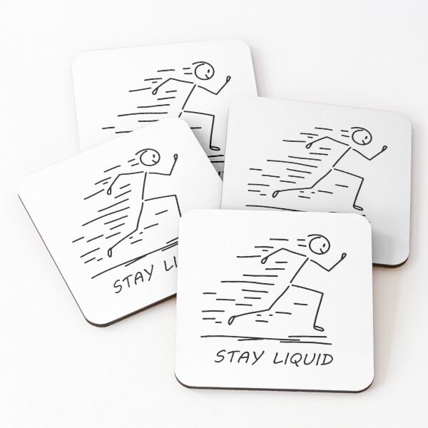 Item preview, Stay Liquid - Walking Stick Figure designed and sold by SaSe-Design.