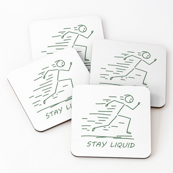 Item preview, Stay Liquid - Walking Stick Figure designed and sold by SaSe-Design.