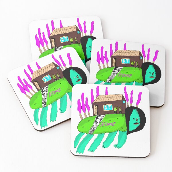 Item preview, Whimsical Walking Home Creature Art designed and sold by tendaleeart.