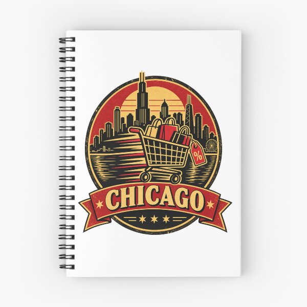 Item preview, Chicago Black Friday Shirt – Retro Shopping Cart Deal Hunter Badge designed and sold by Globalcitytees.