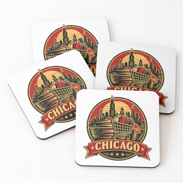 Item preview, Chicago Black Friday Shirt – Retro Shopping Cart Deal Hunter Badge designed and sold by Globalcitytees.