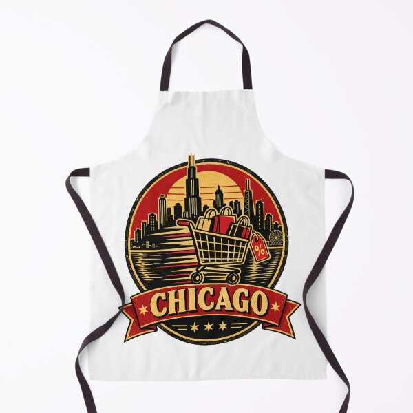 Item preview, Chicago Black Friday Shirt – Retro Shopping Cart Deal Hunter Badge designed and sold by Globalcitytees.