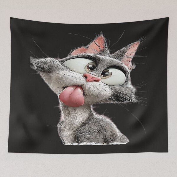 Item preview, cat designed and sold by pksart1.