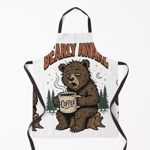 Item preview, Bearly Awake Funny Sleepy Bear Coffee Lover Design designed and sold by meghnad.