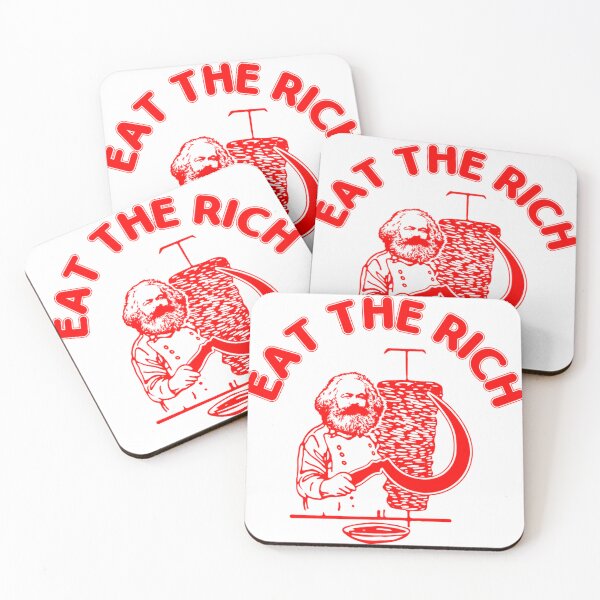 Item preview, Eat The Rich Doner Dner Kebab Karl Marx Socialist Hasan Piker designed and sold by Angelaylor.