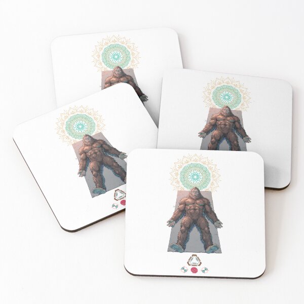 Item preview, Bigfoot Savasana Corpse Pose Yoga Sasquatch Art designed and sold by Whimsy Trail Co.
