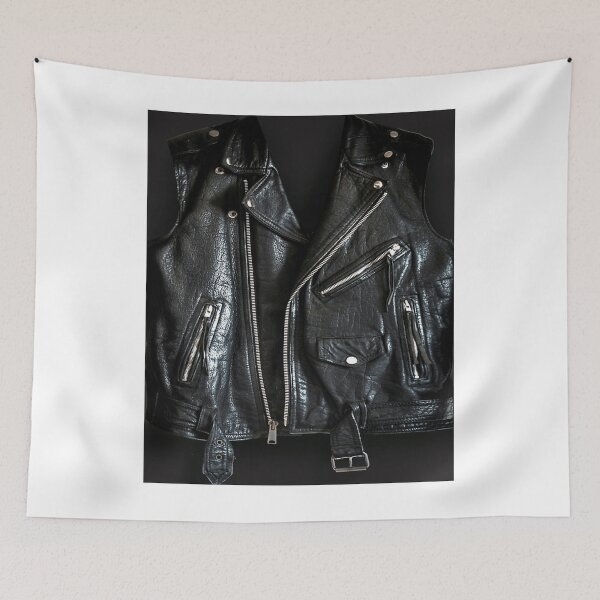 Item preview, Black Leather Jacket designed and sold by mayrayami.