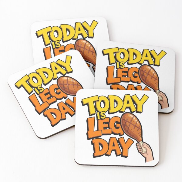 Item preview, Today is Leg Day designed and sold by Oh Hey! Studios.