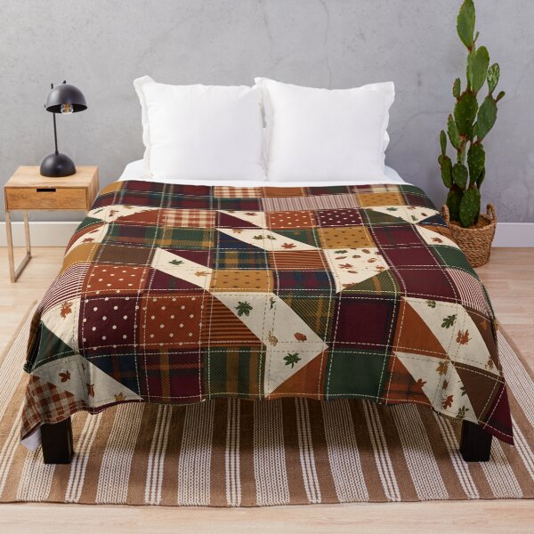 Item preview, Autumn Patchwork Quilt Pattern designed and sold by Ivy-Triggs.