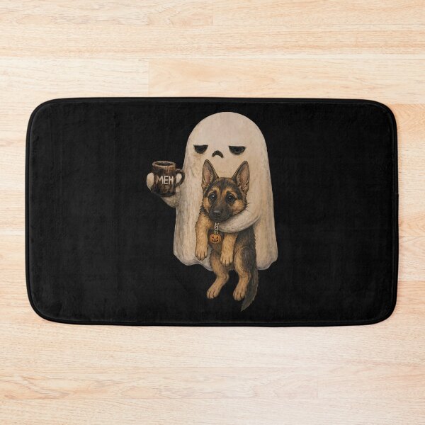 Item preview, Meh Ghost Spooky Dog Breeds Funny Halloween Coffee Lover designed and sold by VibePrints42.