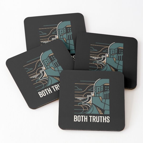 Item preview, Both Truths Line Art Coastal Architecture Graphic designed and sold by SplashTastic.