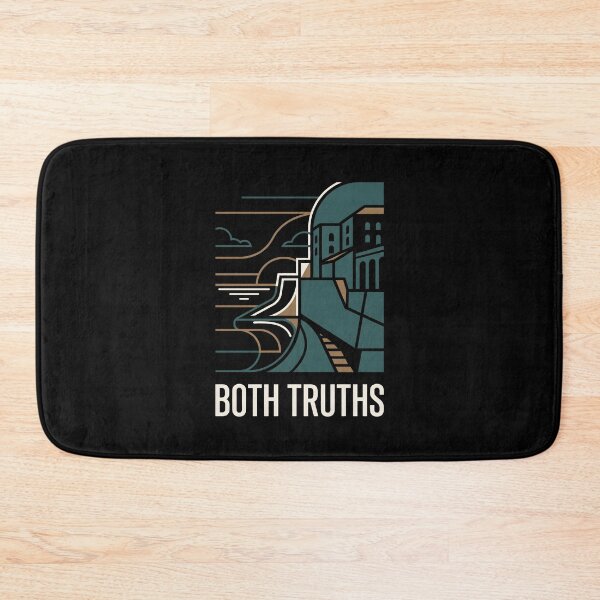 Item preview, Both Truths Line Art Coastal Architecture Graphic designed and sold by SplashTastic.