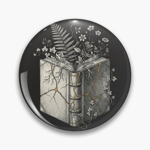 Item preview, Living Knowledge - Kintsugi Botanical Archive Woodcut designed and sold by InnerwayStudio.