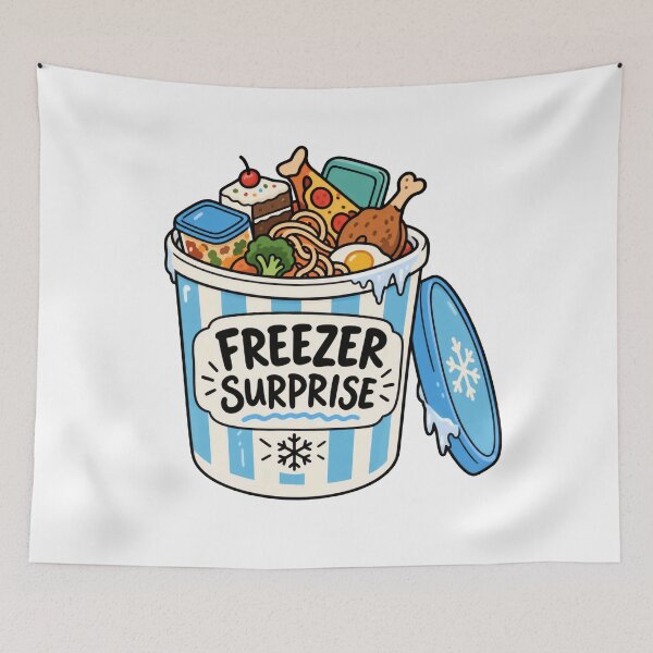 Item preview, Freezer Surprise Minimal Balkan Household Humor designed and sold by OfficialBalkan.
