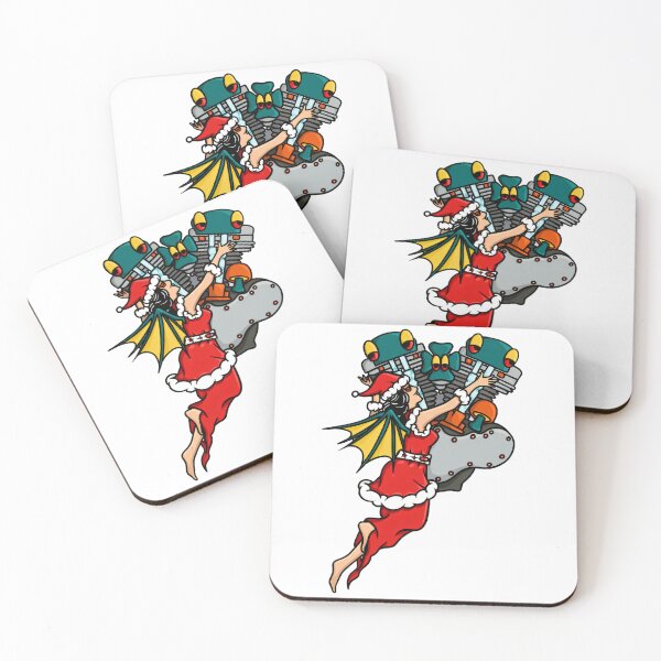 Item preview, Dragon Winged Woman with Motorcycle Engine Art designed and sold by avadeslubra.