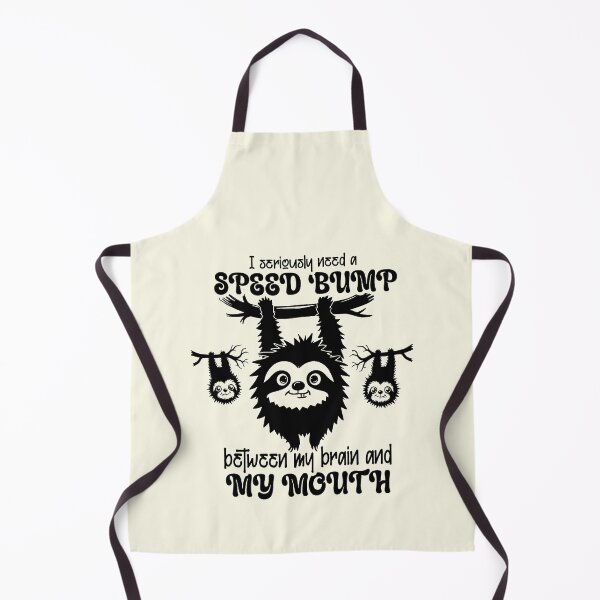 Item preview, Speed Bump Brain To Mouth Funny Sloth designed and sold by NookMerch97 .