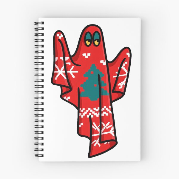 Item preview, Festive Ghost with Christmas Tree Design designed and sold by avadeslubra.