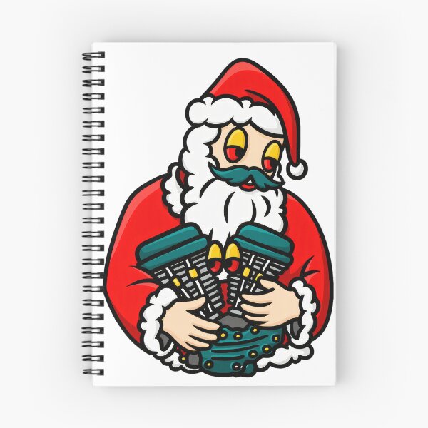 Item preview, Santa Claus Motorcycle Engine Holiday designed and sold by avadeslubra.