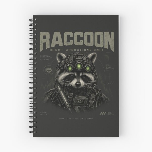 Item preview, Tactical Raccoon – Night Operations Unit designed and sold by DreamCraze.