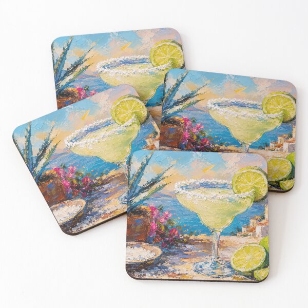 Item preview, Margarita Painting – Colorful Tropical Cocktail Artwork designed and sold by GalleryKauffeld.