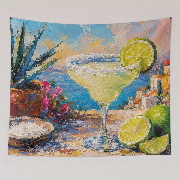 Item preview, Margarita Painting – Colorful Tropical Cocktail Artwork designed and sold by GalleryKauffeld.