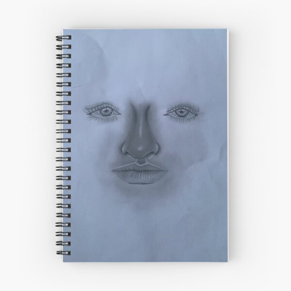 Item preview, Stillness - Realistic Pencil Portrait Eyes Lips Nose | Hyperrealistic Face Study designed and sold by MALADesignz.
